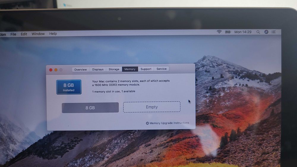 MacBook Pro 13-inch, model A1278/2011, RAM 8gb, SSD 240gb