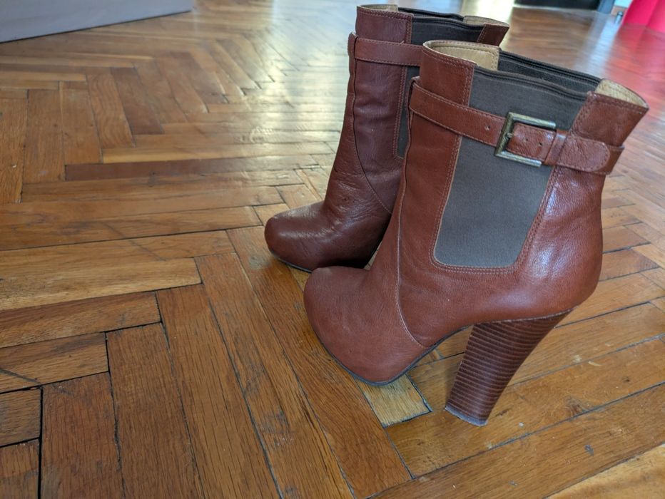 Botine din piele Nine West