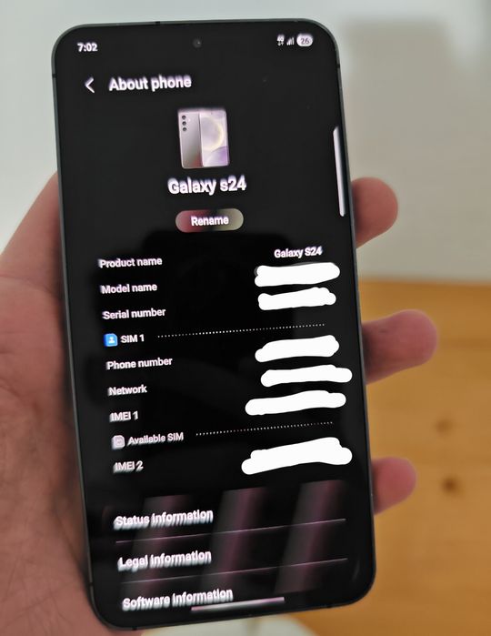 Samsung Galaxy s24, 256 GB