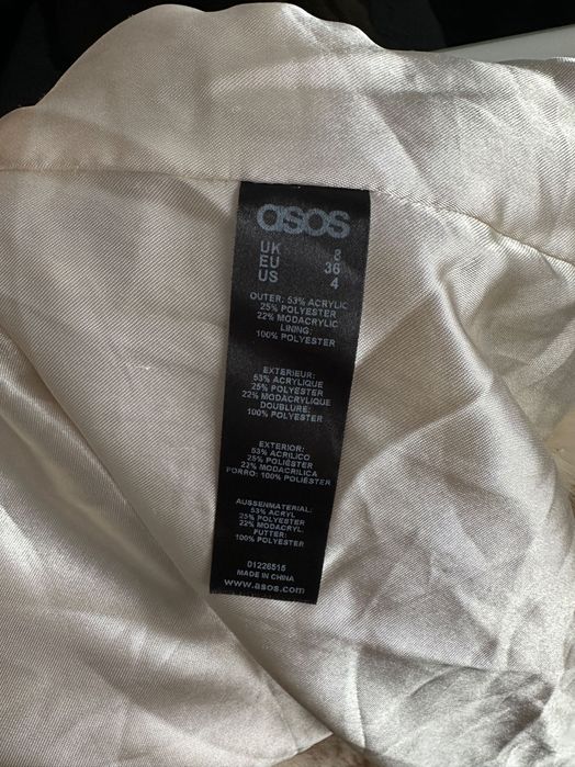 Пухено палтенце ASOS