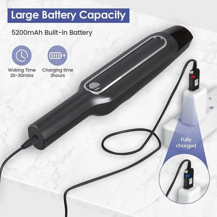 Беспроводной мини-автомобильный пылесос.