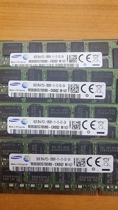 Ram ddr3 ecc 16GB  4buc 64GB si  ddr1 laptop
