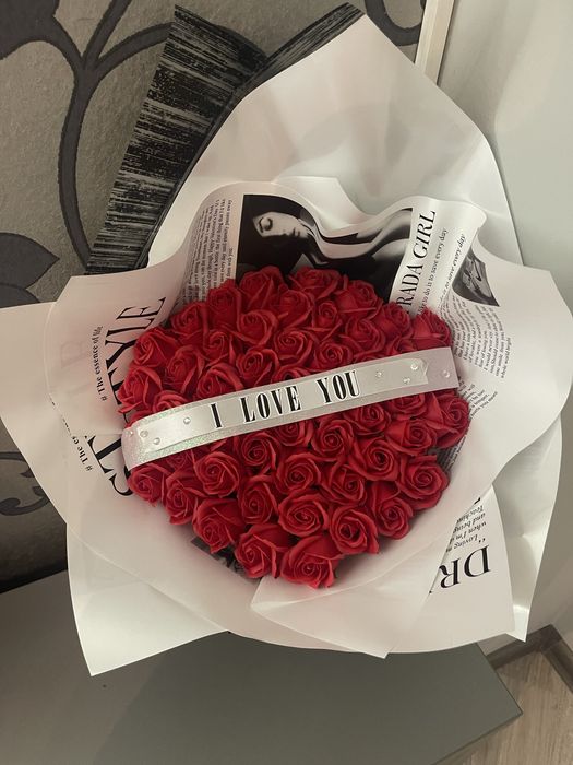 Buchet trandafiri de sapun