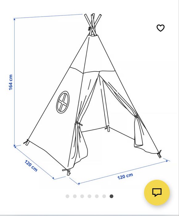 Cort copii Hövlig (Ikea)