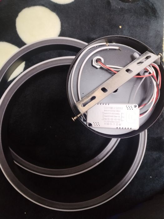 Lustră led cu două inele  24 v