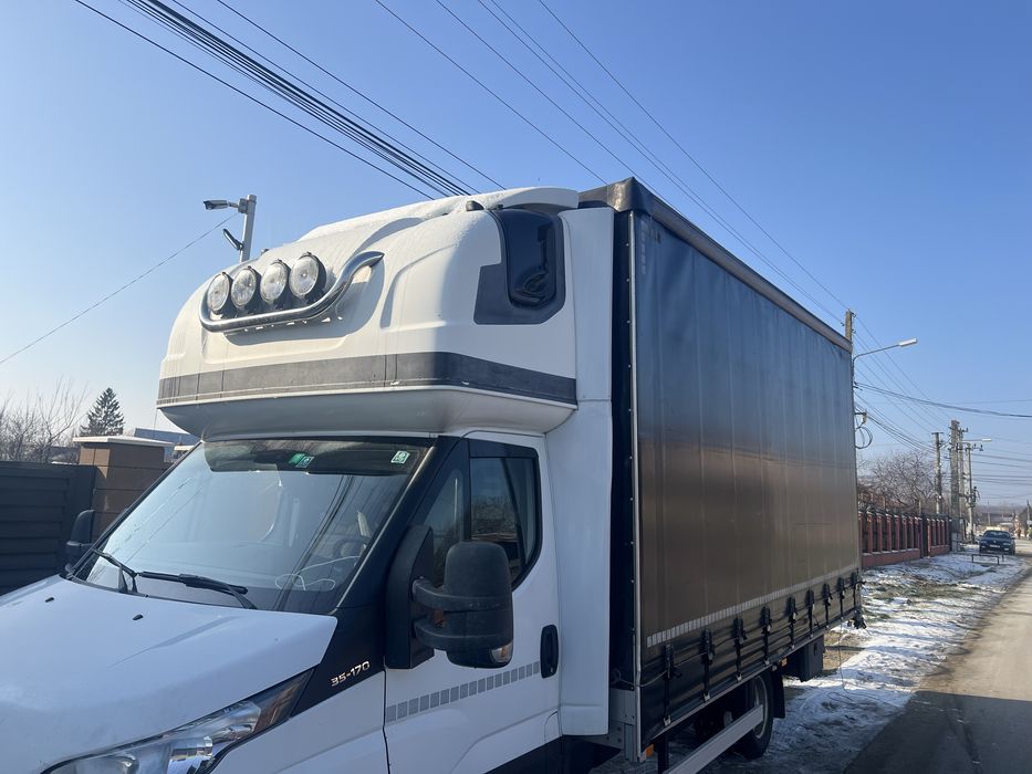 Bena cu prelata iveco,pat dormit