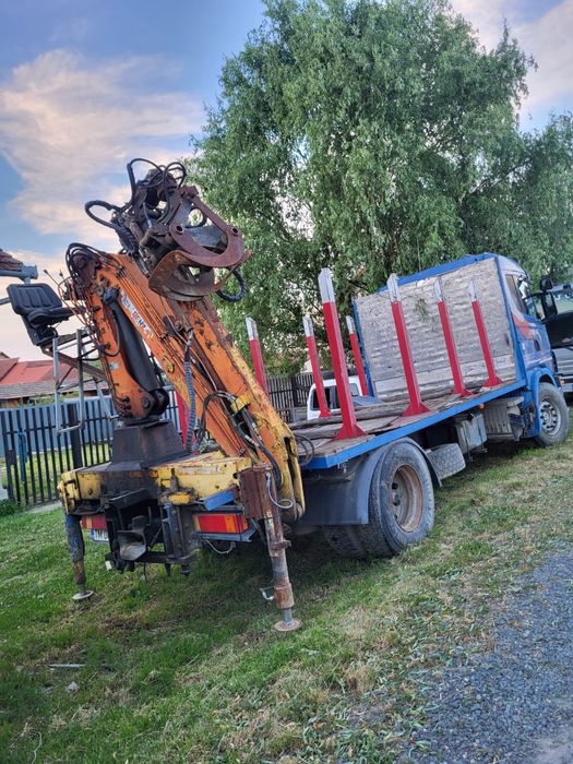 Vand camion Scania cu macara