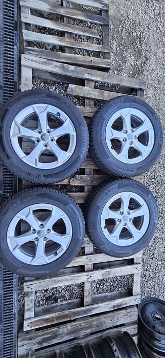 Jante Anvelope Original Audi Q3 F3  215/65 R17 99H  Continental WinterContact TS850P  AO  5x112  6.5Jx17  Et.38 Skoda Kodiaq Seat Sharan Vw Tiguan