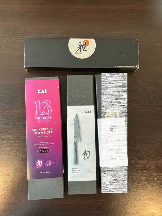 Cutite bucatarie japoneze KAI Shun Limited edition si Miyabi. Noi.