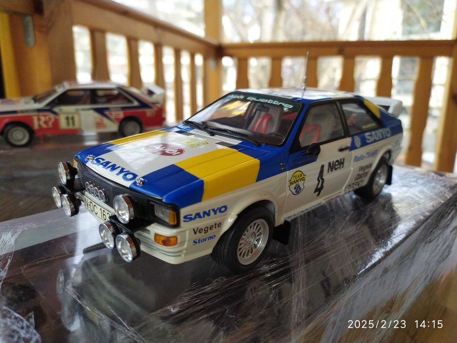 1:18 Метални модели на Audi Quattro Rally - Sun Star