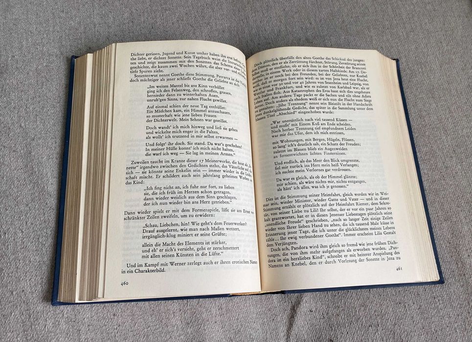Goethe, Istoria unui om de Emil von Ludwig 1931 copie în limba germana