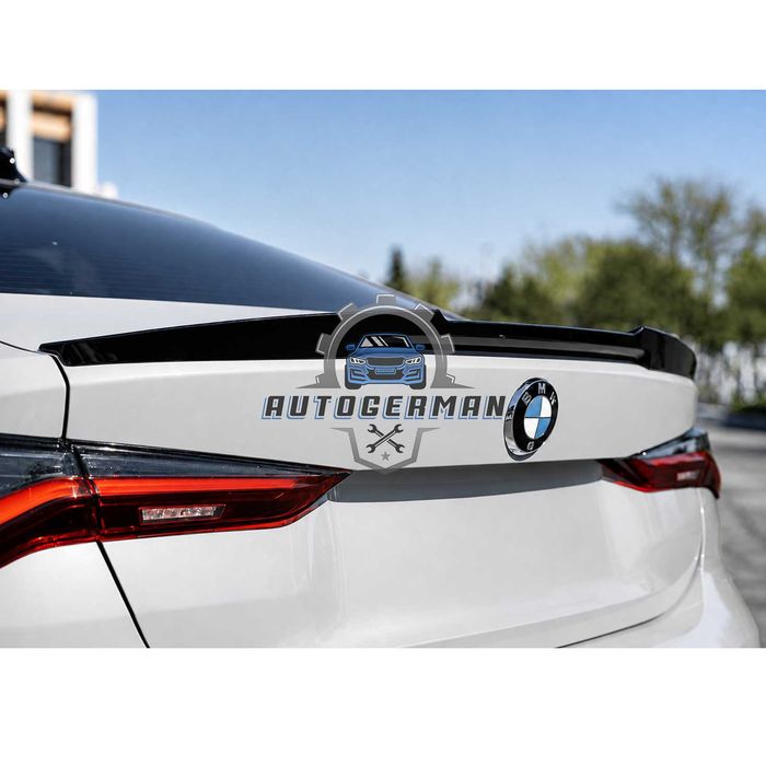Спойлер BMW G22 M4 4 серия черен гланц (2021+) БМВ Г22 M4 4 Серия крило задна броня лип спойлер тунинг спойлер автомобилна добавка спортен