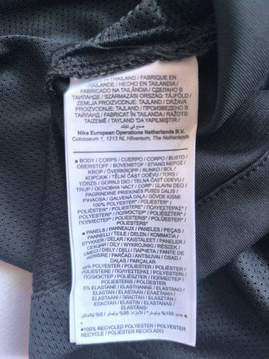 Tricou Nike Dri-FIT original damă, mărimea S – negru cu mov, pentru sport/fitness
