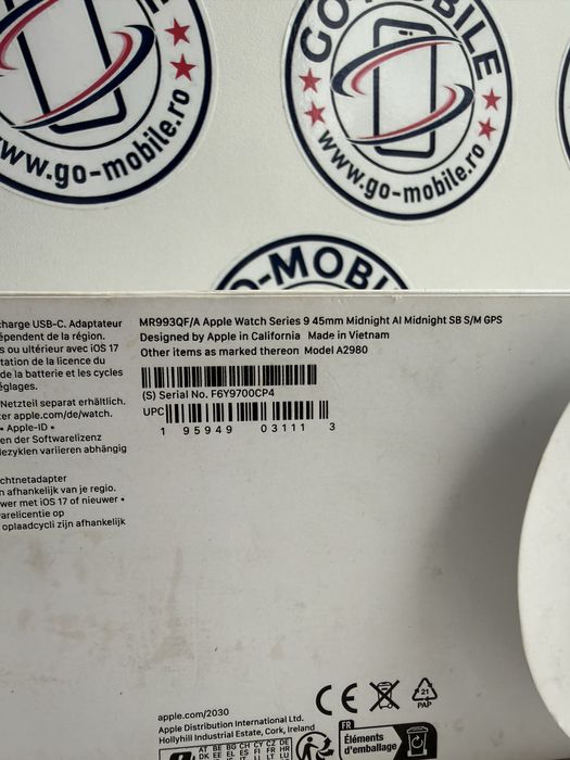 Apple Watch 9 - Blue - 45MM - 100% - Garantie