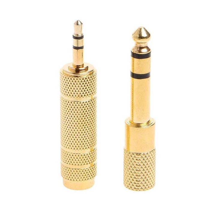 Преходник 6.25 мм Стерео жак M към 3.5мм Стерео жак F или обратно