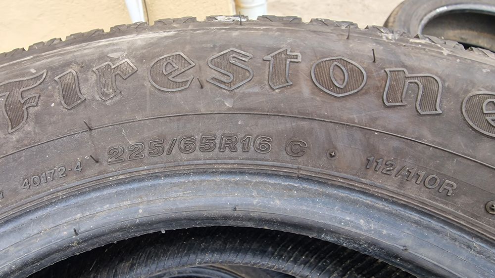 Anvelope 225/65R16C marca Firestone, DOT 2022,6.5 mm,M +S