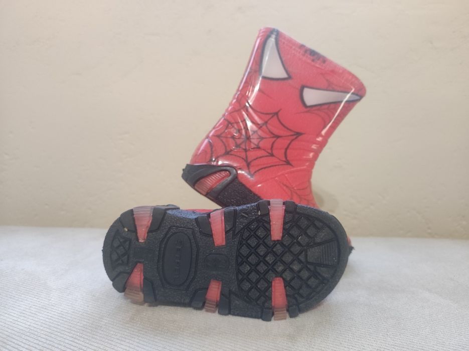 Бебешки гумени ботуши Spiderman, рр 21/22