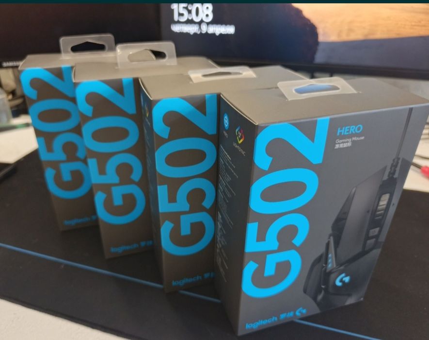 Новая мышка Logitech G502 Hero