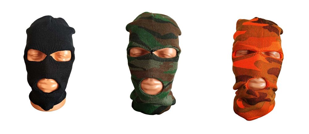 Балаклава зимна шапка маска очи - уста - 3 модела