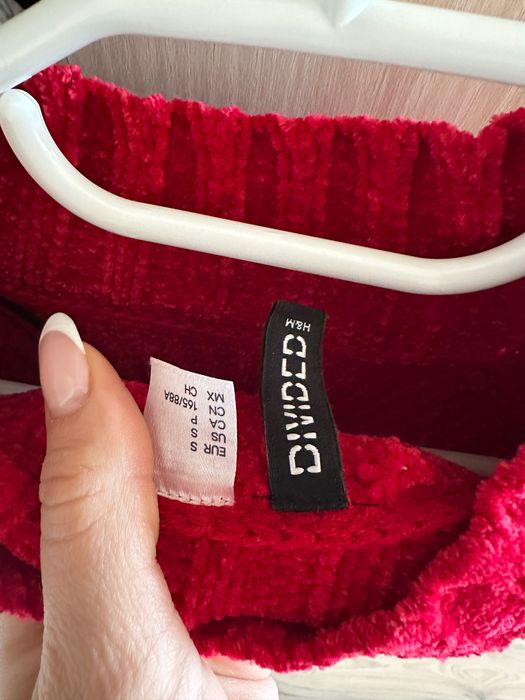 Дамски червен пуловер H&M