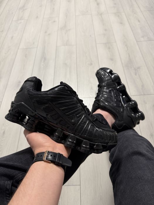 Adidasi Barbati Nike Shox Full Negru! (44,45,46)