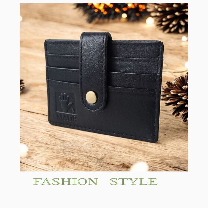 Калъф за документи от естествена кожа