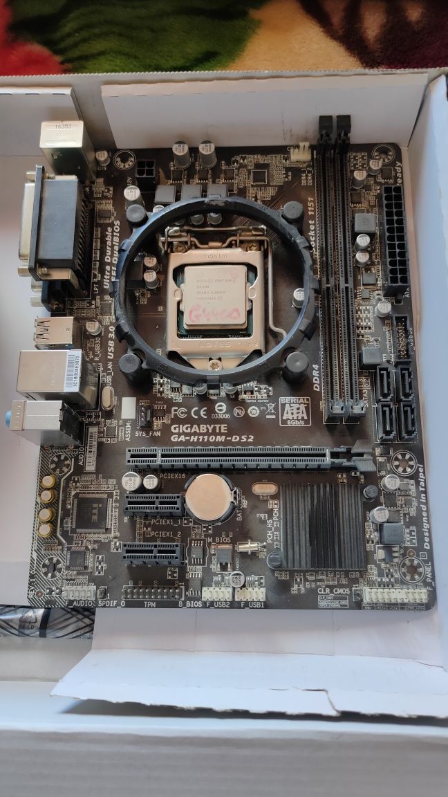 Материнская плата Gigabyte ga-H110M-Ds2: 800 000 so’m - Komplekt ...