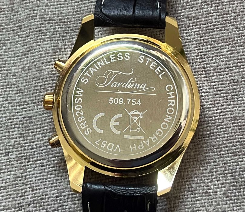 Ceas barbatesc Tardima chronograph mecanism Seiko VD57 functional
