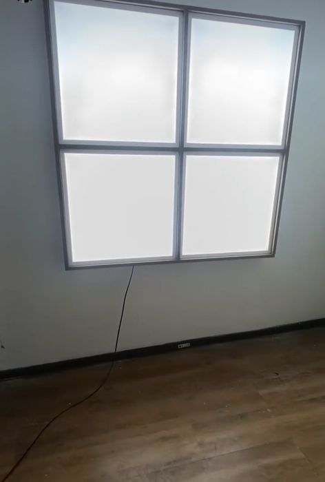 Фальш окна. Светильник