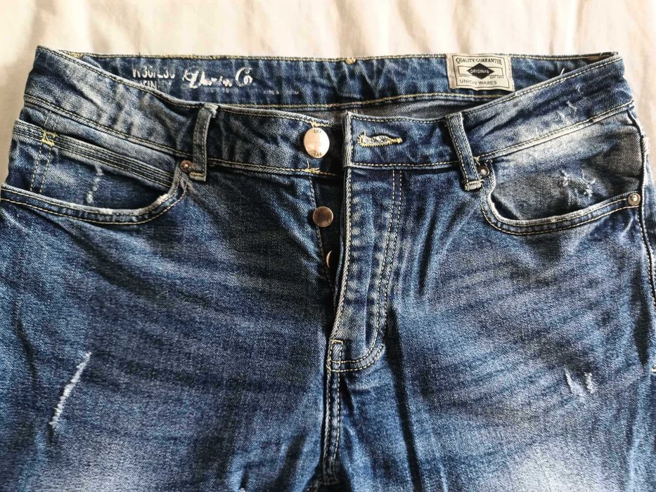 Blugi Denim & Co. UNION WARES Men's Blue Jeans
