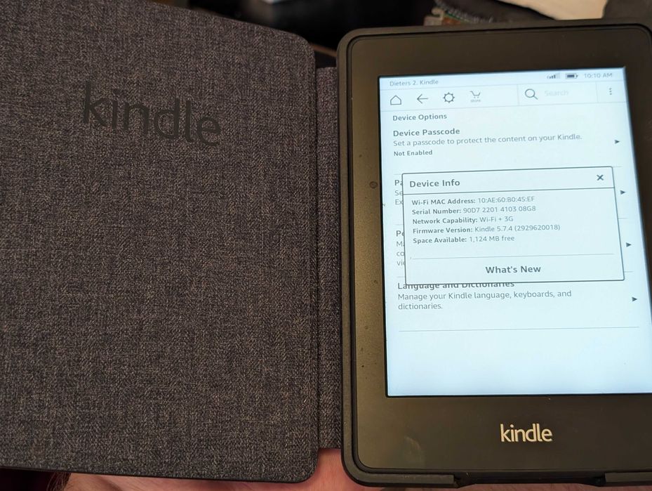 Amazon Kindle E-Reader Paperwhite 3G