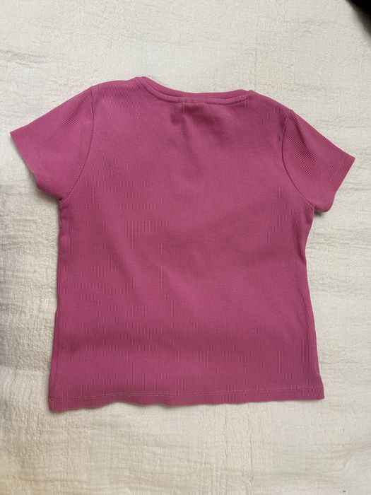 Розовый топ, на 10 лет, рост 140