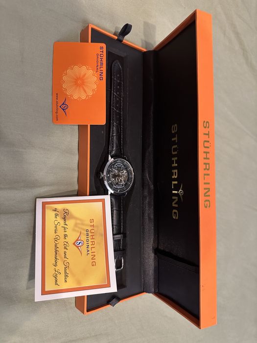 Stührling M12888 Automatic 44mm Skeleton NOU, NEPURTAT