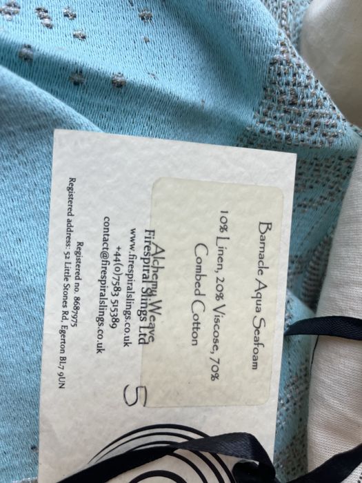 Wrap Firespiral 5m lungime! Blend de in cu vascoza si bumbac pieptenat