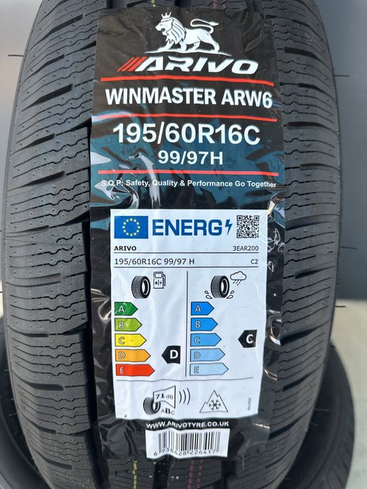 Нови зимни бусови гуми ARIVO Winmaster 195/60R16C 99/97H НОВ DOT