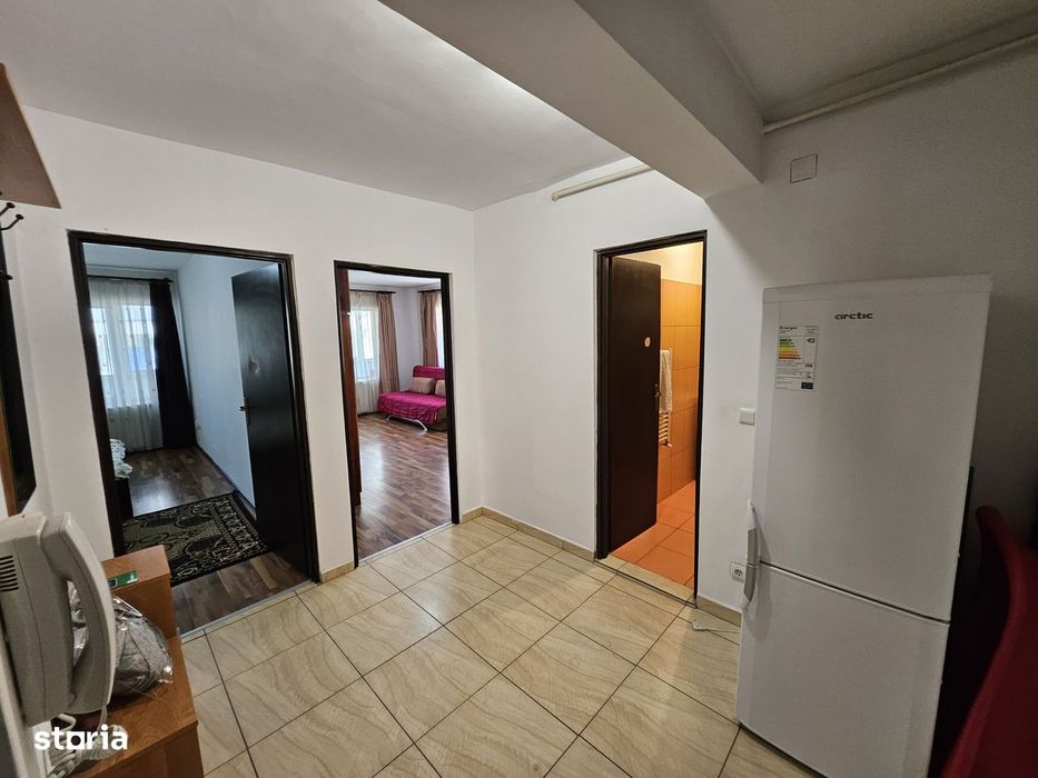 2 Camere, 1 bucatarie, Finisat, Mobilat cu CF, terasa inchisa de 10 mp