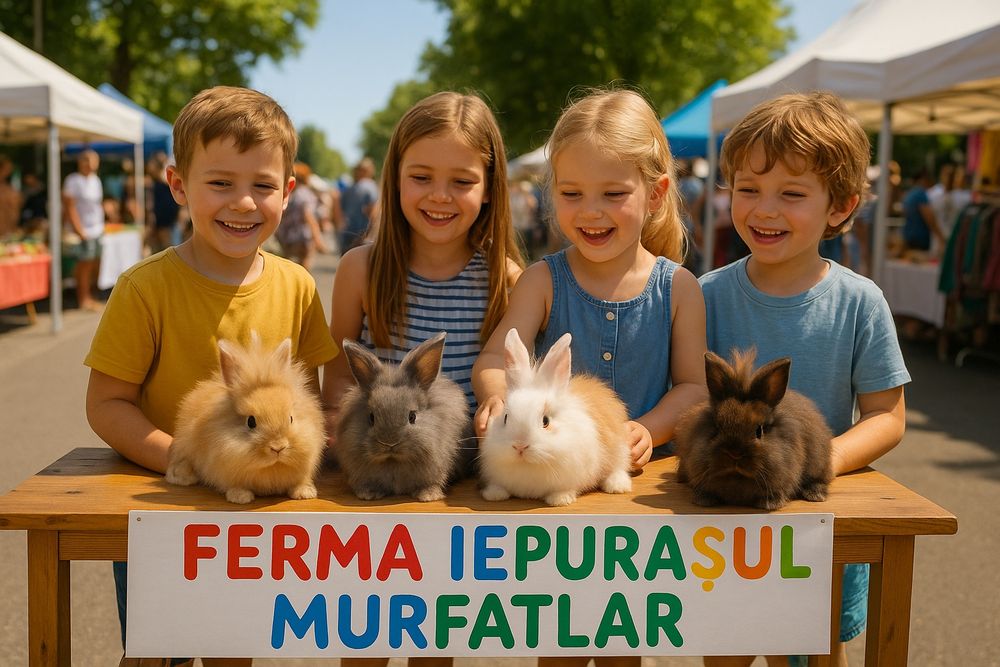 Iepurasi pitici pufoși și prietenoși