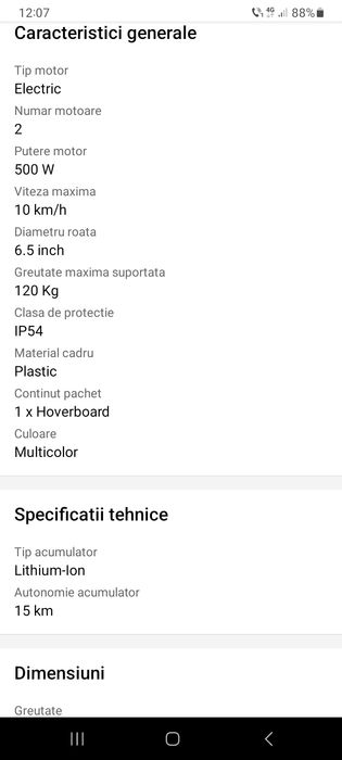 Vând havabord utilizat