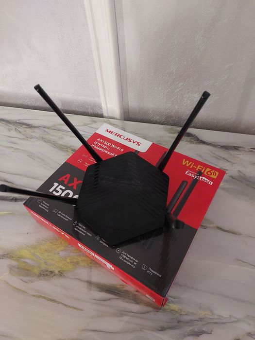 Wifi 6 авлод mercusys MR60X AX1500 Wi-Fi 6 двухдиапазонный wifi роутер