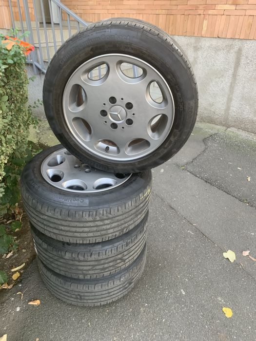 Jante Mercedes w124.si anvelope vara Continental