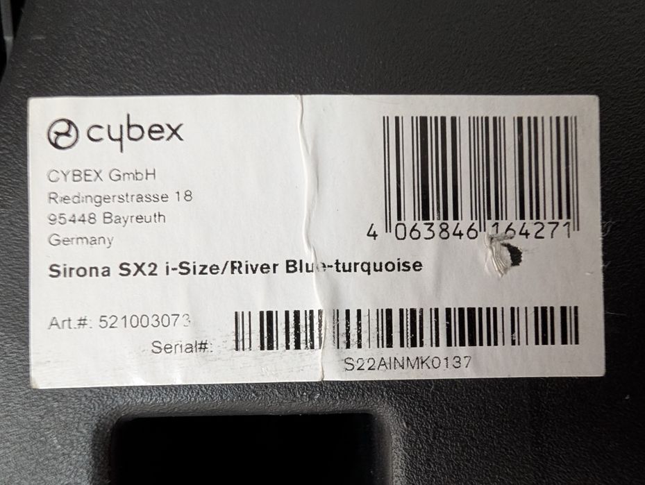 Scaun auto CYBEX Sirona SX2 i-Size 52, Isofix