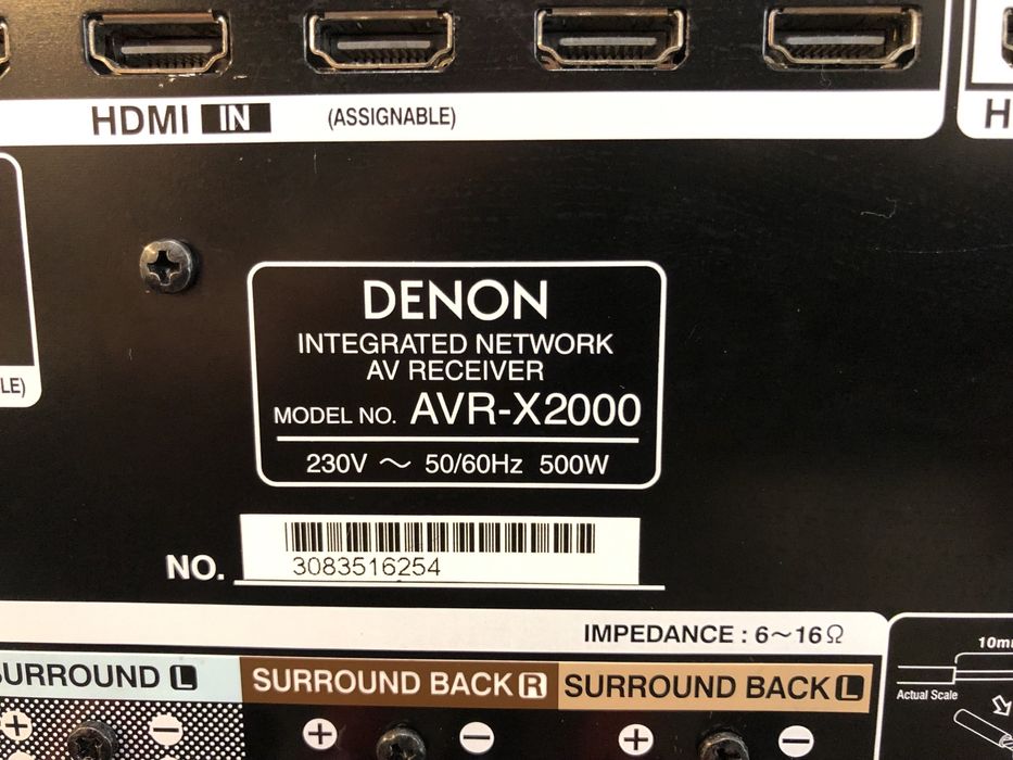 Denon AVR-X2000 resiver