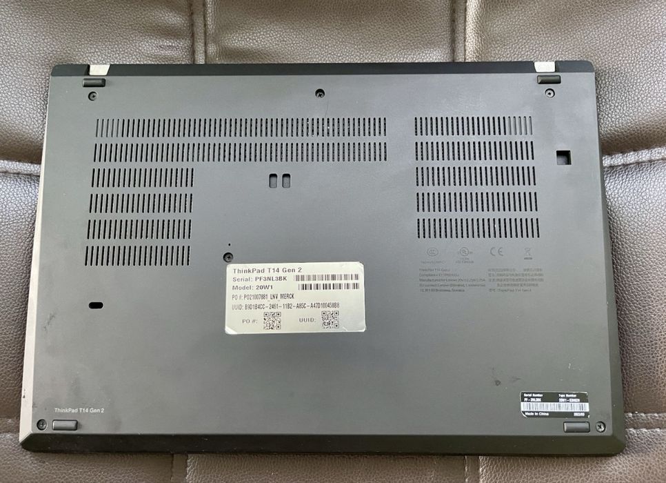 Lenovo T14 Gen2, i5 1145G7 2.60Ghz, 32 GB RAM, 500GB m.2 SSD