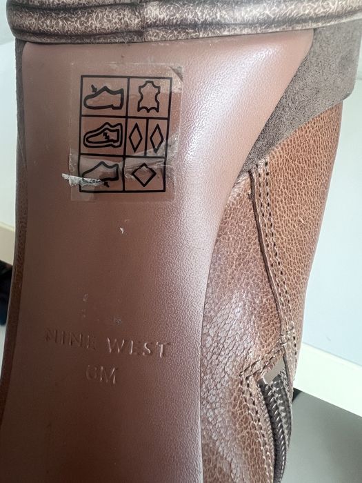 Продам кожаные ботильоны Nine West