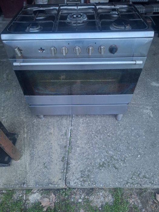 Aragaz inox profesional 5 ochiuri