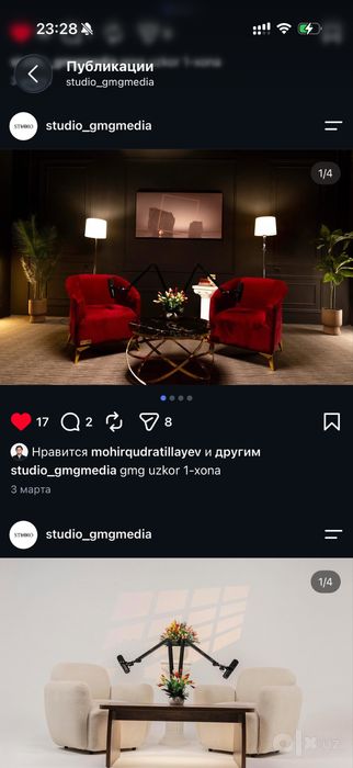 studio video olish uchun