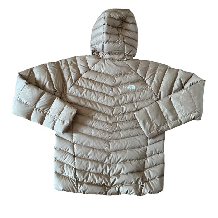 Geacă  primavara The North Face 600 Puffer Bej Crem Cu Glugă Mărime L