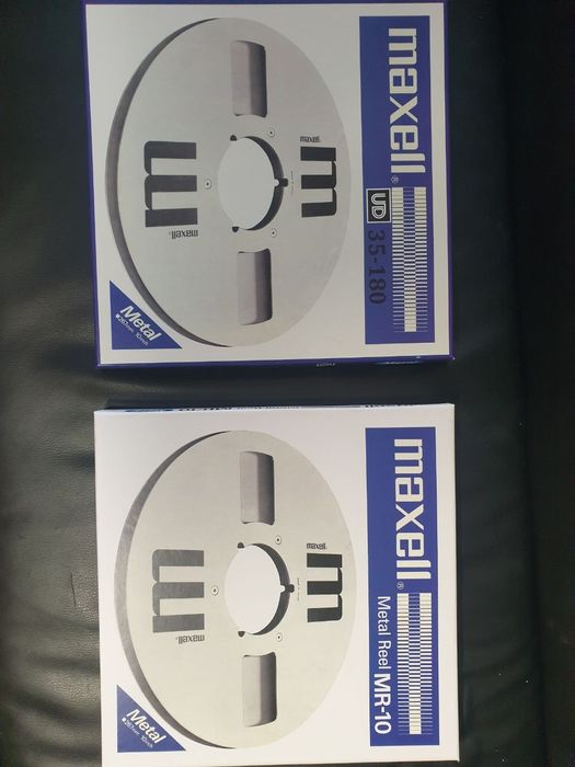 Метални магнетофонни ролки 26,5см 10,5" Maxell В перфектно