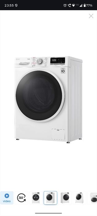 Masina de spalat rufe Slim LG F2WT4S6AIDD, 6.5 kg, 1200 RPM,