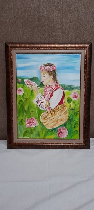 Картина ,,Розоберачка" размери 35/45 снимка 2-ра